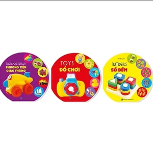 bộ bộ sách lật mở 2: phương tiện giao thông + đồ chơi + số đếm - Ảnh 2