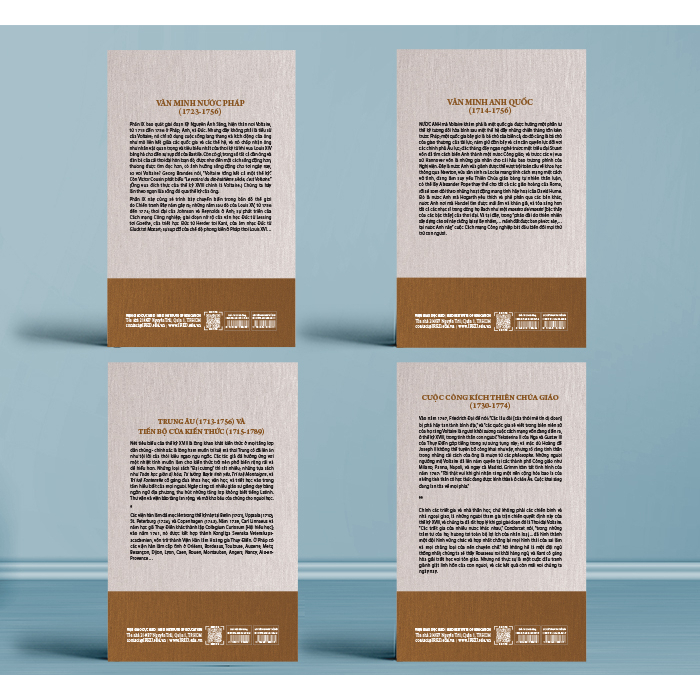 Bo
						
										
										Bo Sach Lich Su Van Minh The Gioi - Phan IX - Thoi Dai Voltaire (Bo 4 Cuon) - Ảnh 3