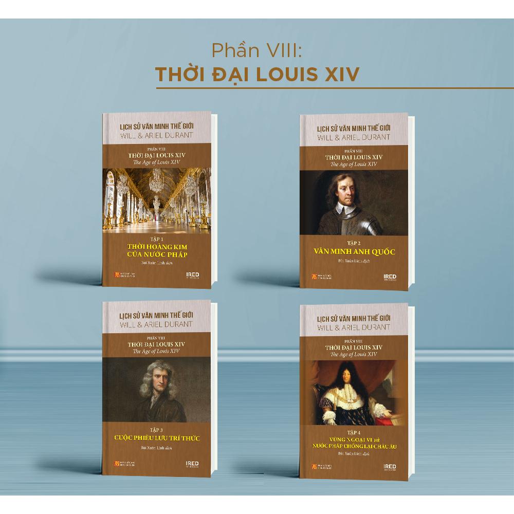 Bo
						
										
										Bo Sach Lich Su Van Minh The Gioi - Phan VIII - Thoi Dai Cua Louis XIV (Bo 4 Cuon) - Ảnh 2
