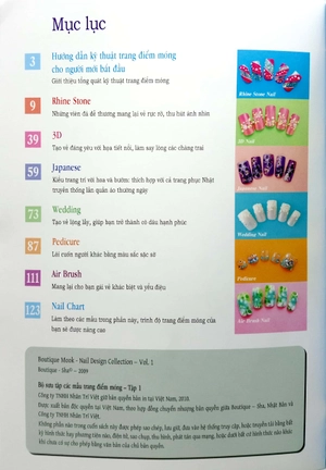 bộ bộ sưu tập các mẫu trang điểm móng tập 1 - Ảnh 3