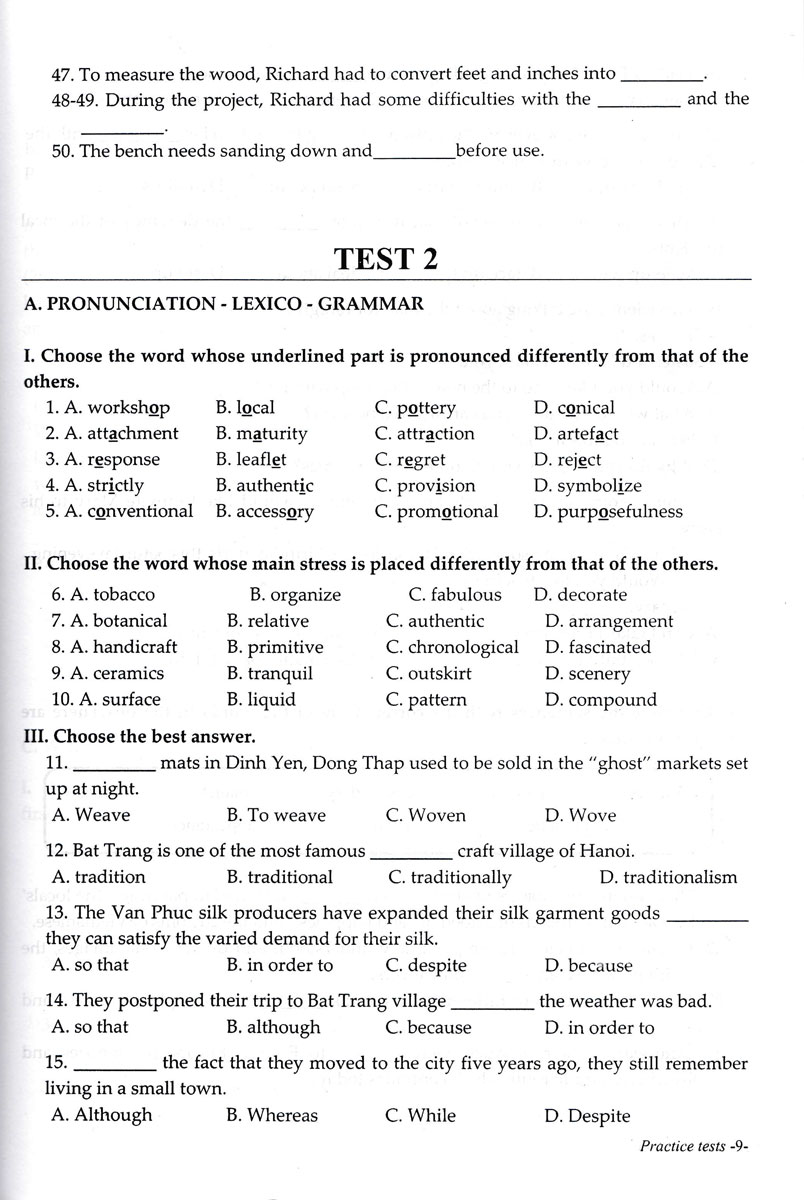 bộ bổ trợ tiếng anh 9 - tập 1 - Ảnh 10