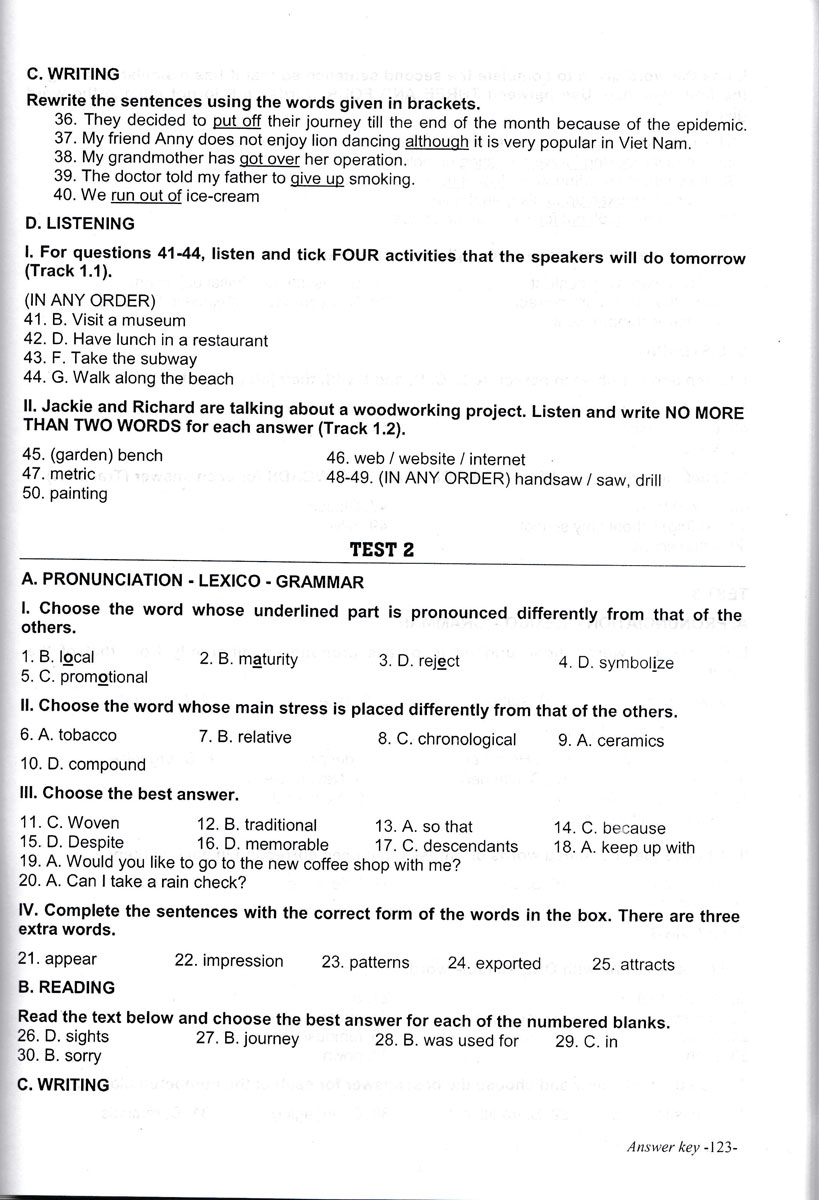 bộ bổ trợ tiếng anh 9 - tập 1 - Ảnh 16