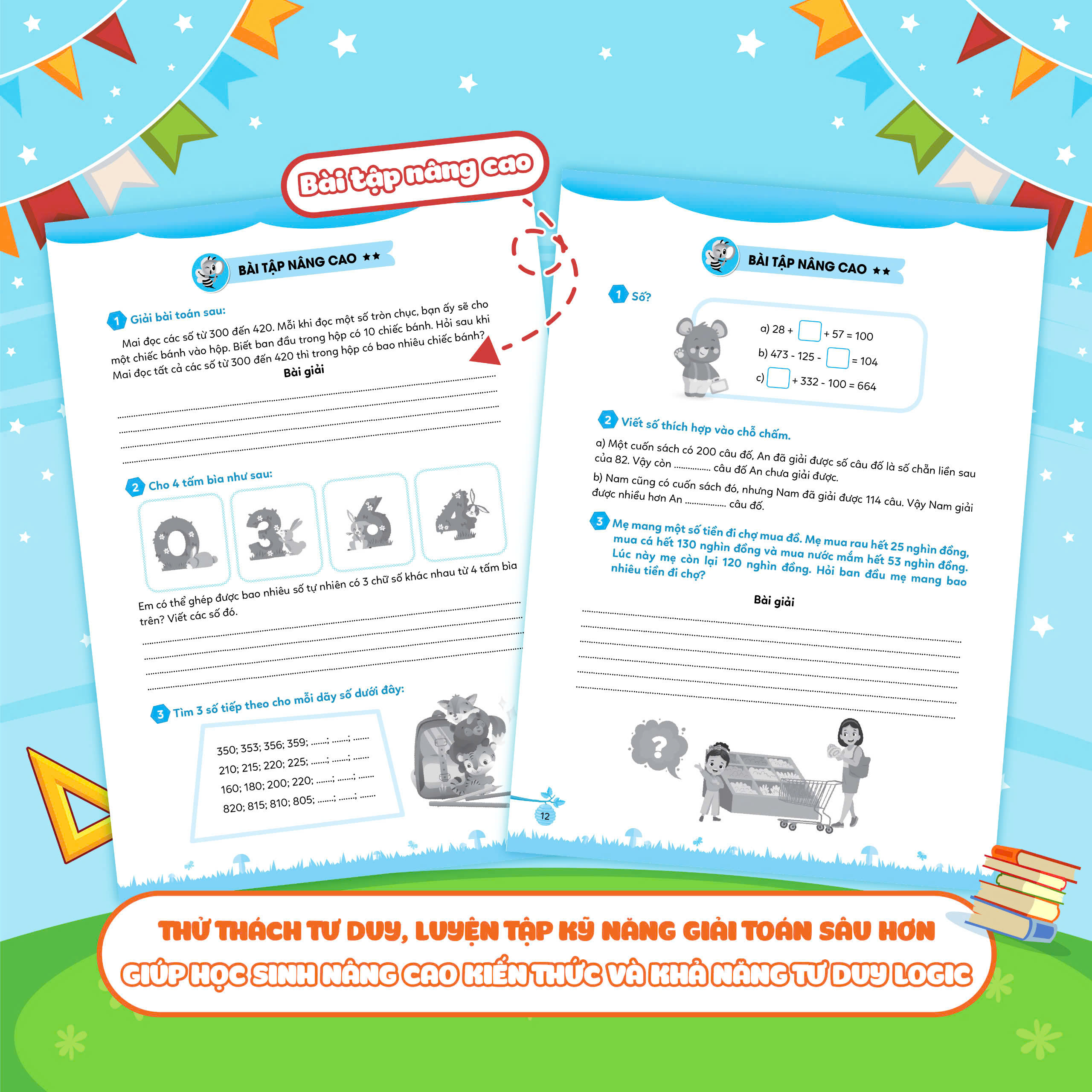Bộ Bổ Trợ Toán - Bài Tập Cơ Bản Và Nâng Cao Lớp 3 - Tập 1 - Ảnh 8