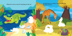 bộ bóc dán hình phát triển iq-eq-cq - animal sticker - động vật đáng yêu 1 - Ảnh 5