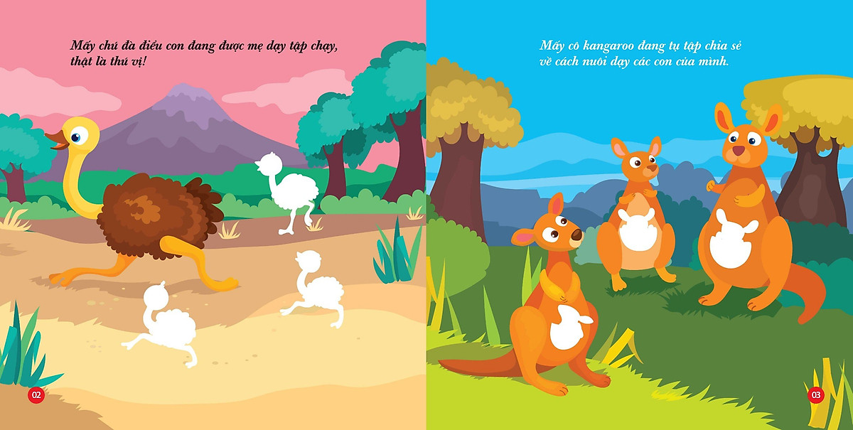 bộ bóc dán hình phát triển iq-eq-cq - animal sticker - động vật đáng yêu 2 - Ảnh 3