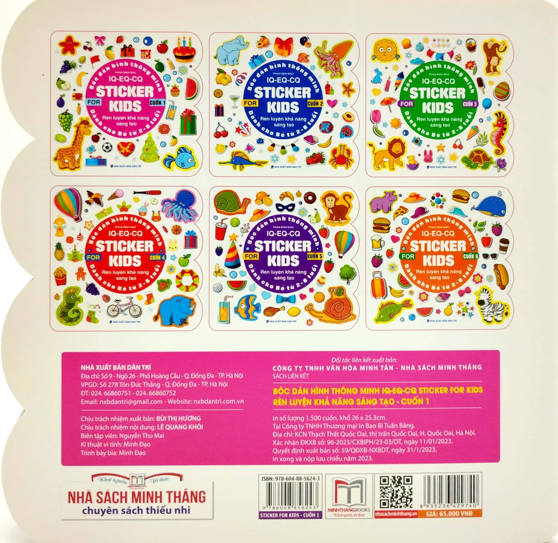 bộ bóc dán hình thông minh iq - eq - cq - sticker for kids - cuốn 1 (tái bản 2023) - Ảnh 6