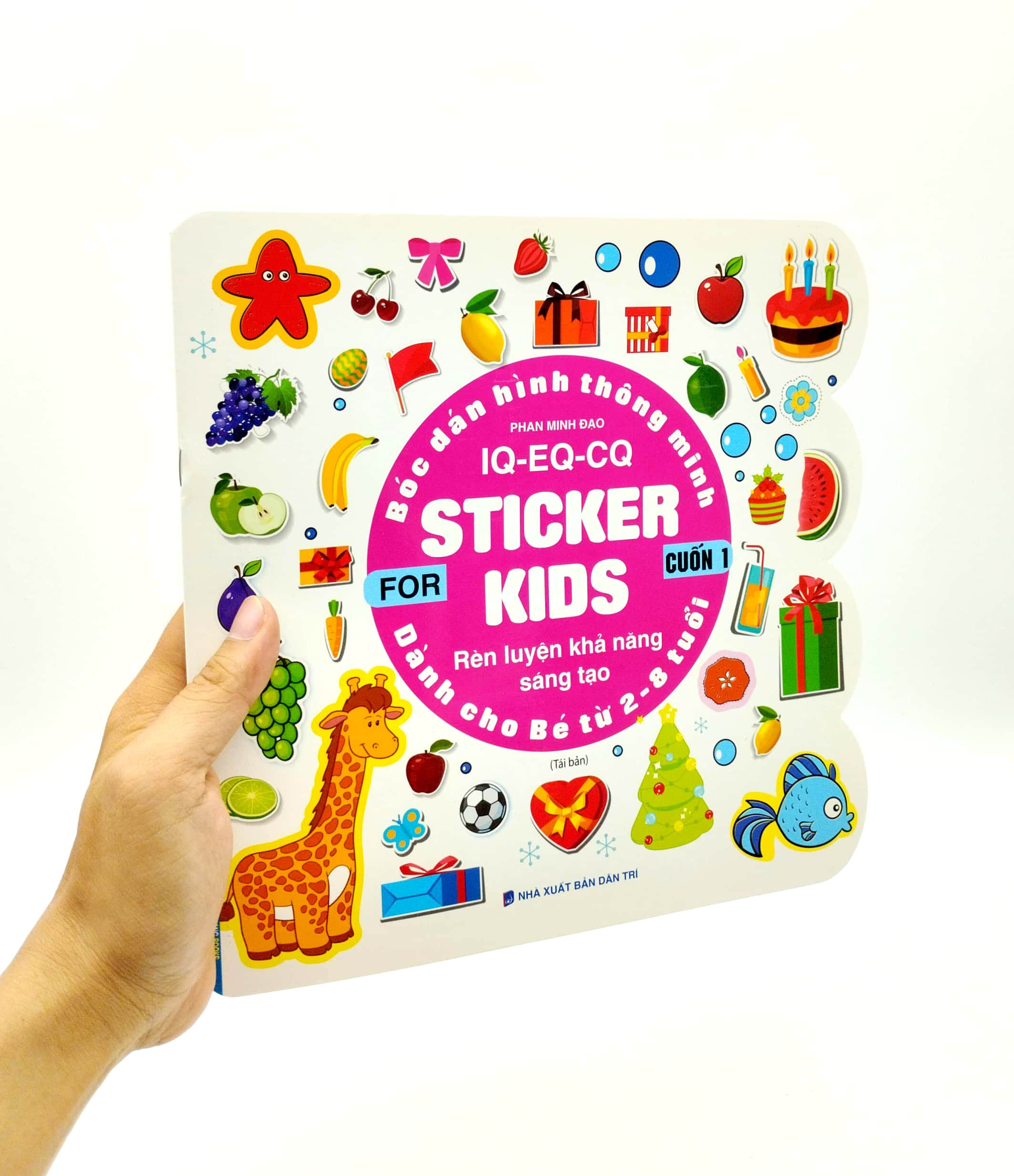 bộ bóc dán hình thông minh iq - eq - cq - sticker for kids - cuốn 1 (tái bản 2023) - Ảnh 7