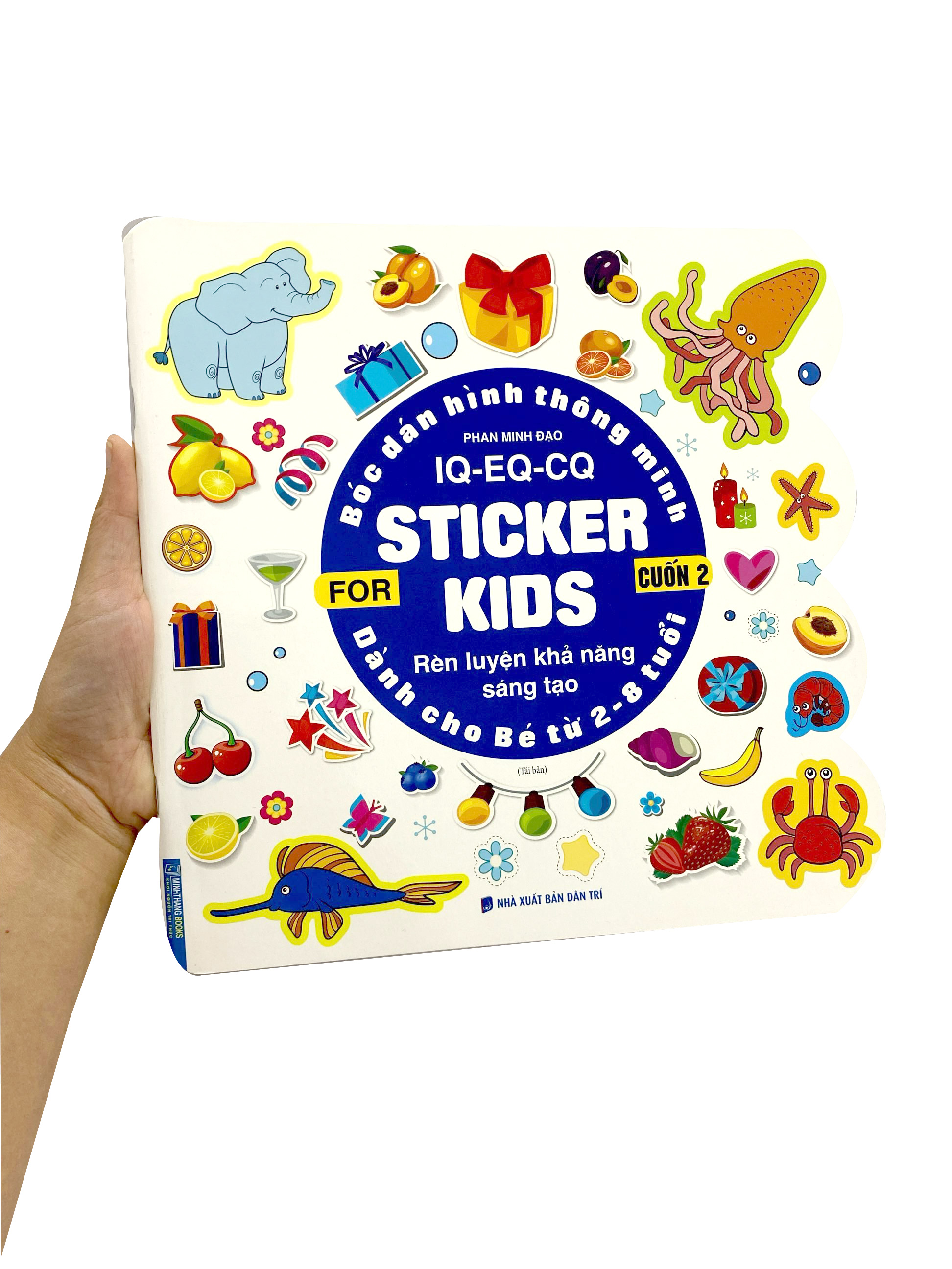 bộ bóc dán hình thông minh iq-eq-cq - sticker for kids - cuốn 2 (tái bản 2023) - Ảnh 7