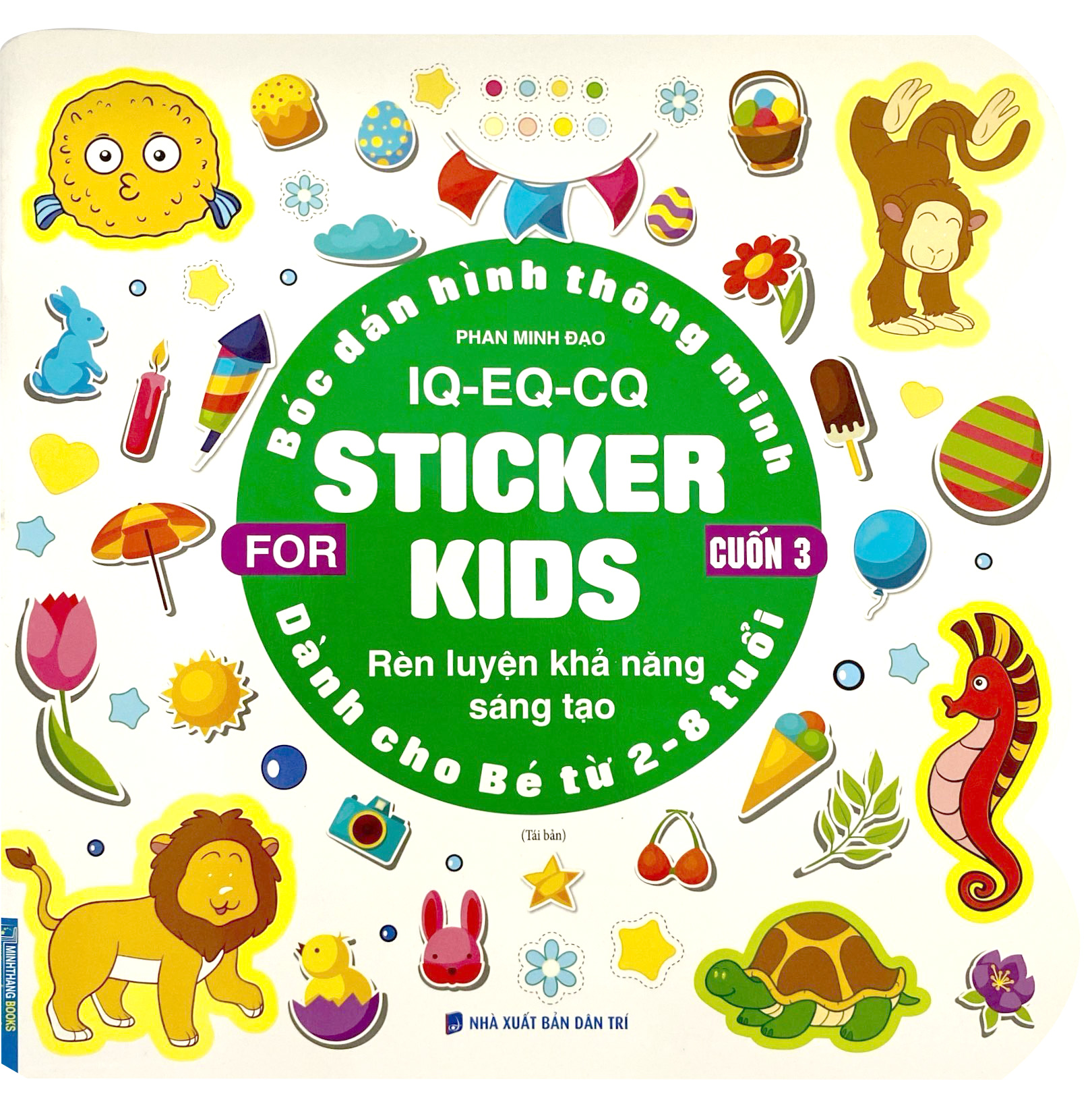 bộ bóc dán hình thông minh iq-eq-cq - sticker for kids - cuốn 3 (tái bản 2023) - Ảnh 2