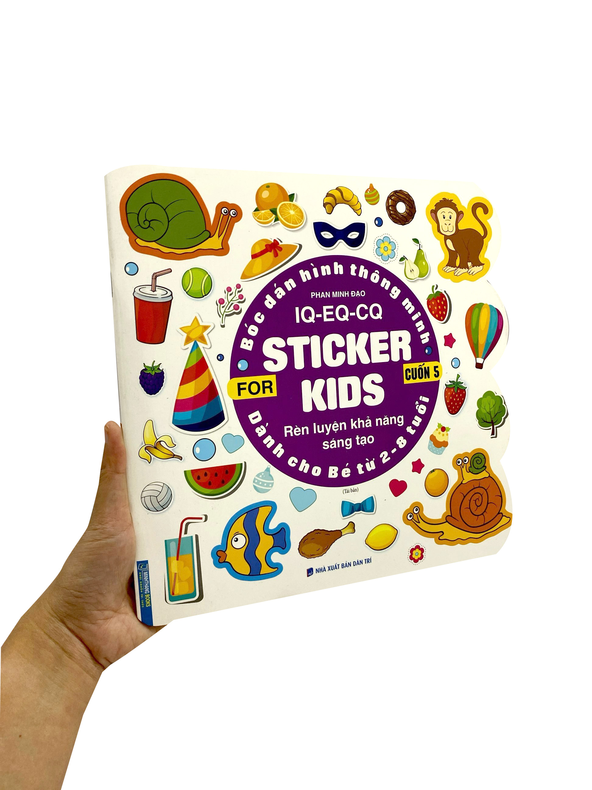 bộ bóc dán hình thông minh iq-eq-cq - sticker for kids - cuốn 5 (tái bản 2023) - Ảnh 7