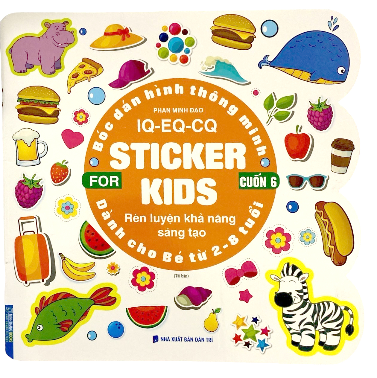 bộ bóc dán hình thông minh iq-eq-cq - sticker for kids - cuốn 6 (tái bản 2023) - Ảnh 2