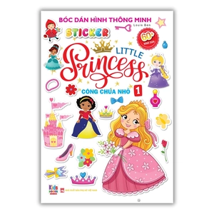 bộ bóc dán hình thông minh - little princess - công chúa nhỏ 1 - Ảnh 2