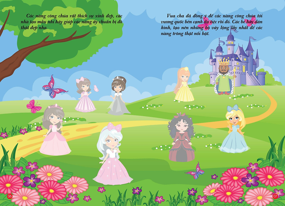 bộ bóc dán hình thông minh - little princess - công chúa nhỏ 2 - Ảnh 4