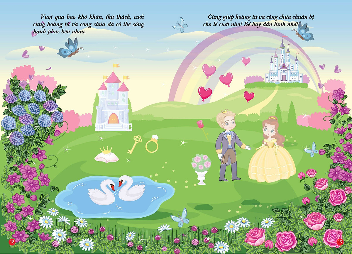 bộ bóc dán hình thông minh - little princess - công chúa nhỏ 3 - Ảnh 6