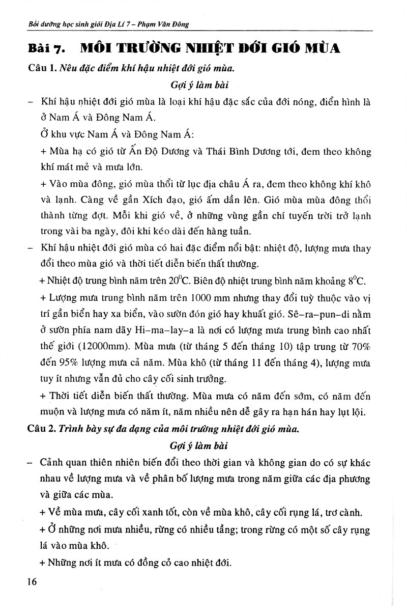 bộ bồi dưỡng học sinh giỏi địa 7 - Ảnh 18