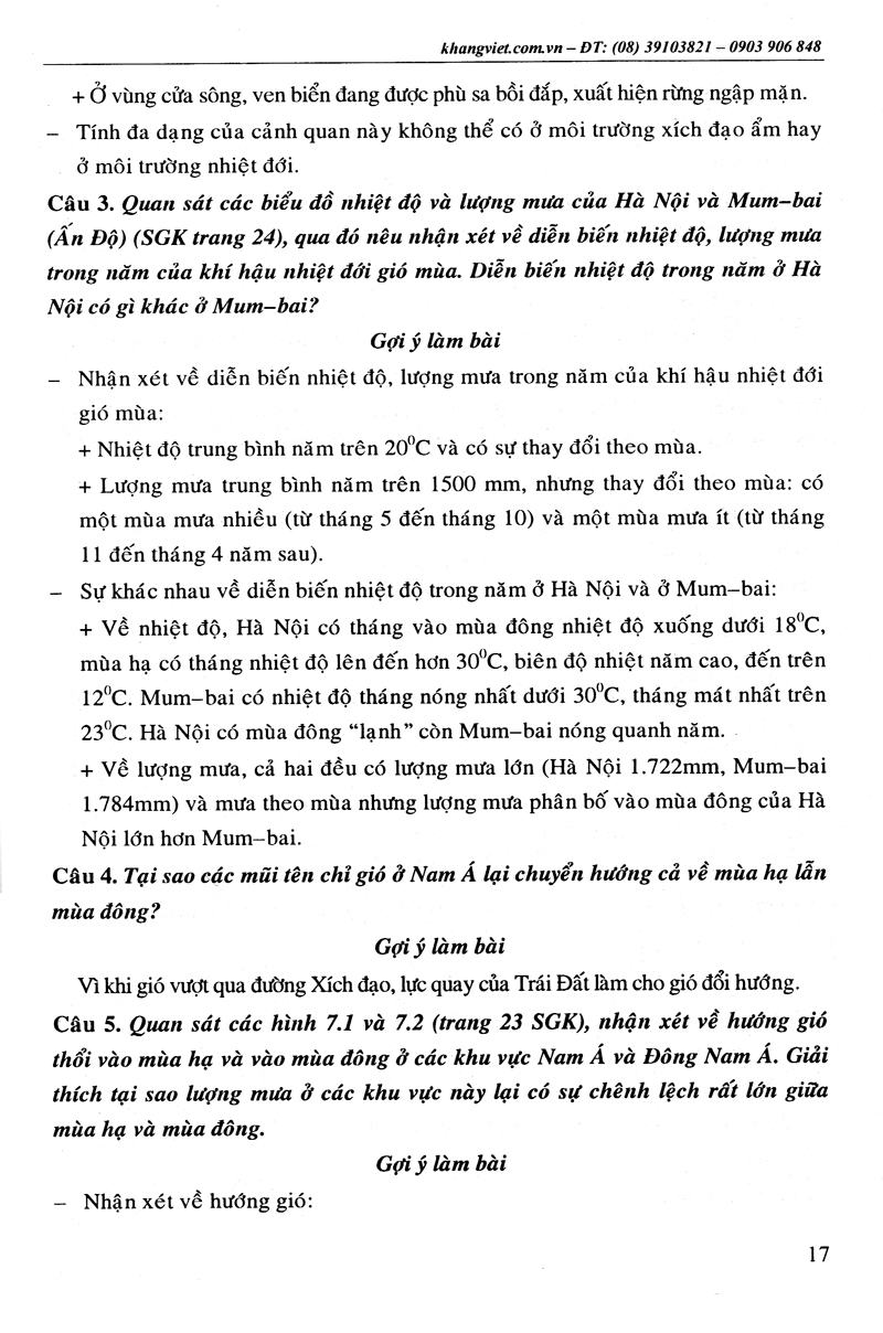 bộ bồi dưỡng học sinh giỏi địa 7 - Ảnh 19
