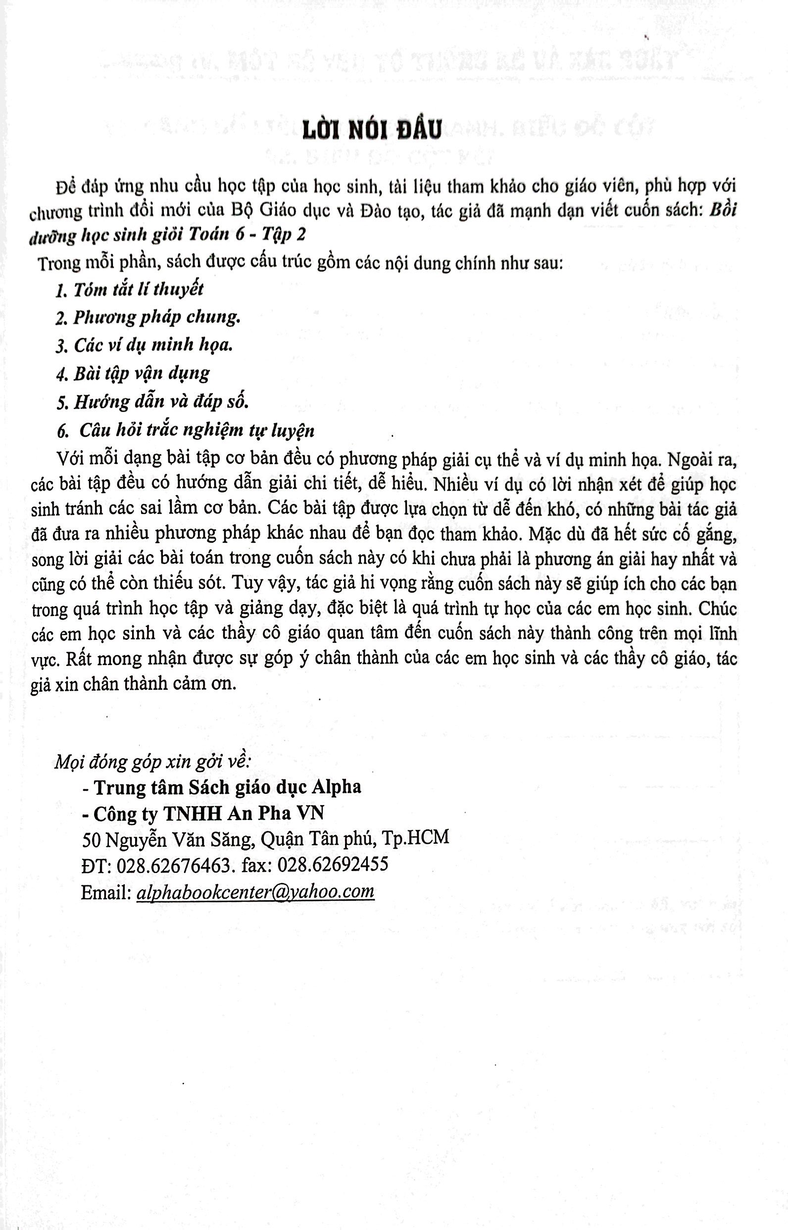 bộ bồi dưỡng học sinh giỏi toán 6 - tập 2 (tái bản) - Ảnh 3