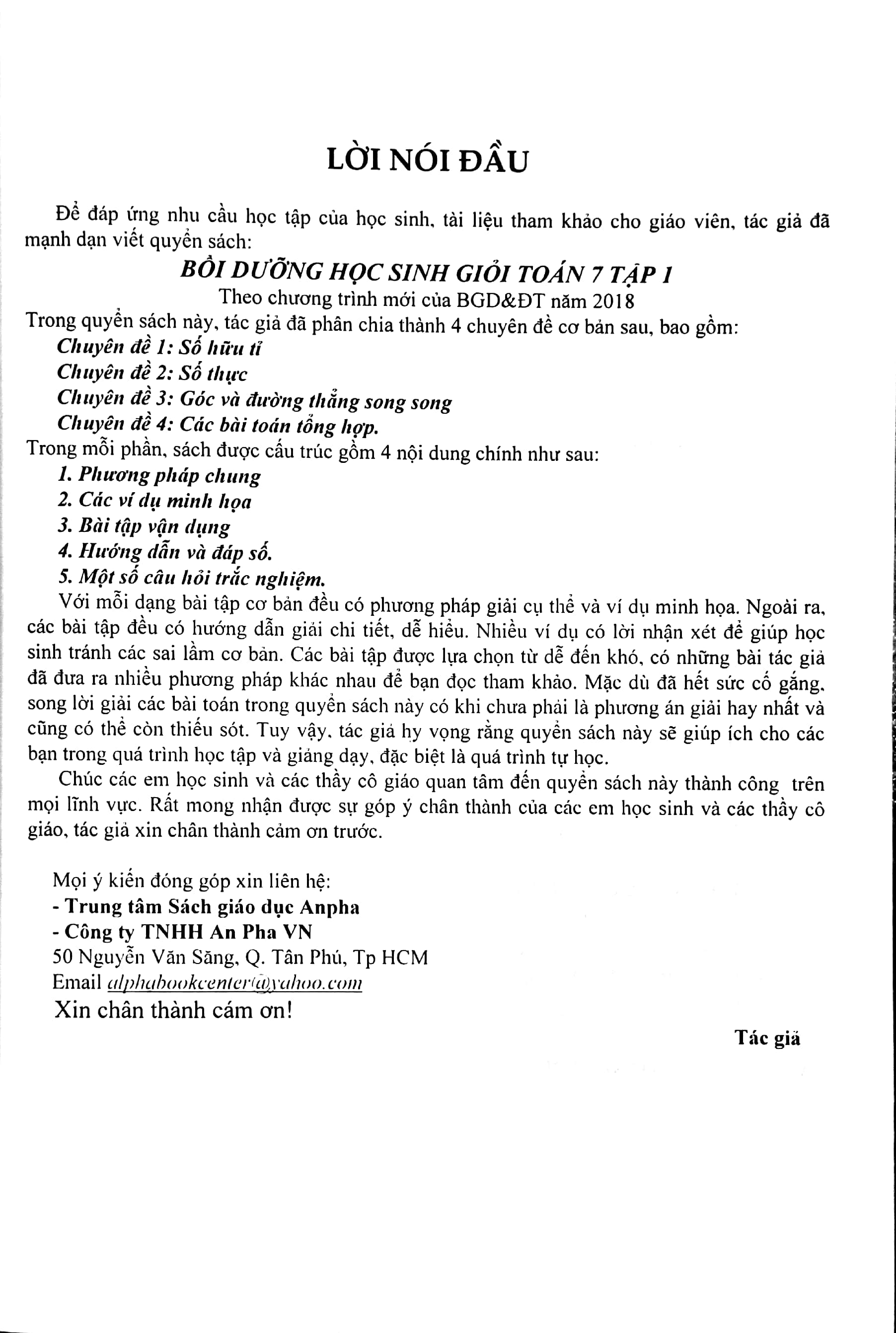 bộ bồi dưỡng học sinh giỏi toán 7 - tập 1 - Ảnh 3