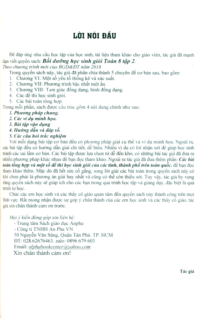 bộ bồi dưỡng học sinh giỏi toán 8 - tập 2 - Ảnh 3