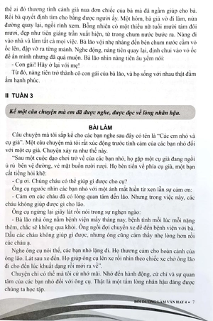 bộ bồi dưỡng làm văn hay 4 (theo chương trình giáo dục phổ thông mới) - Ảnh 5