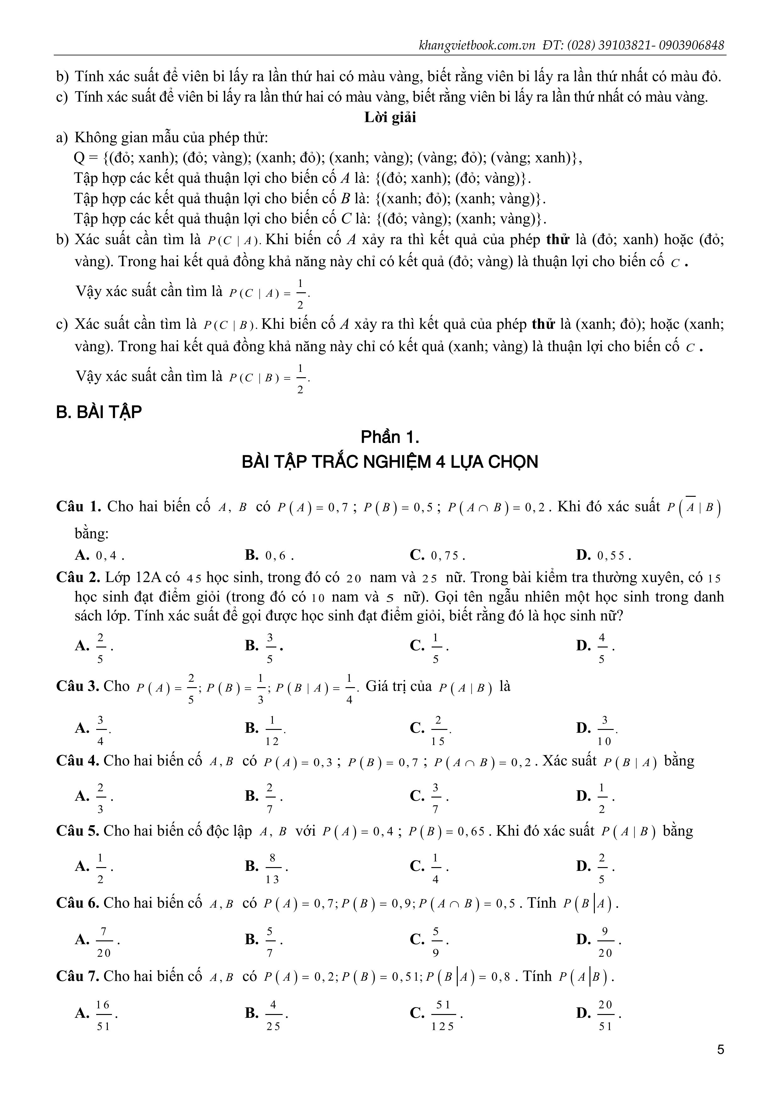 Bộ Bồi Dưỡng Năng Lực Toán 12 - Tập 2 - Ảnh 7