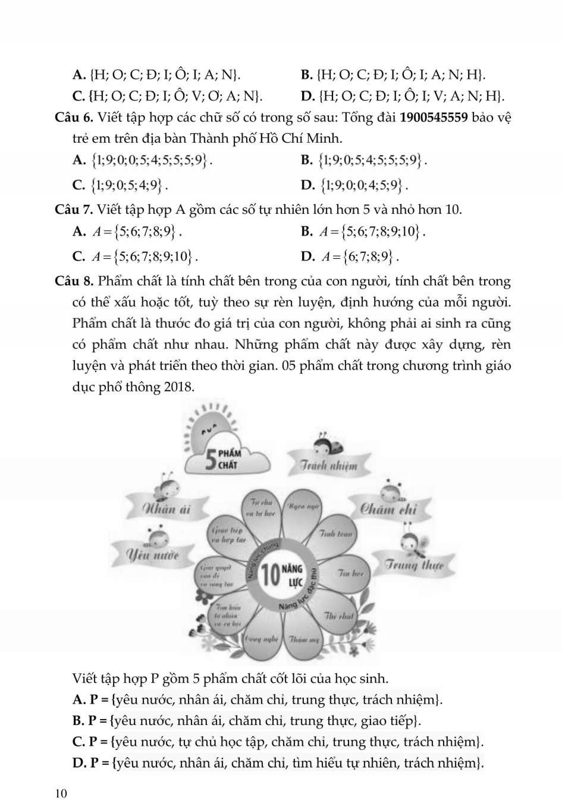 Bộ Bồi Dưỡng Năng Lực Toán 6 - Tập 1 - Ảnh 10
