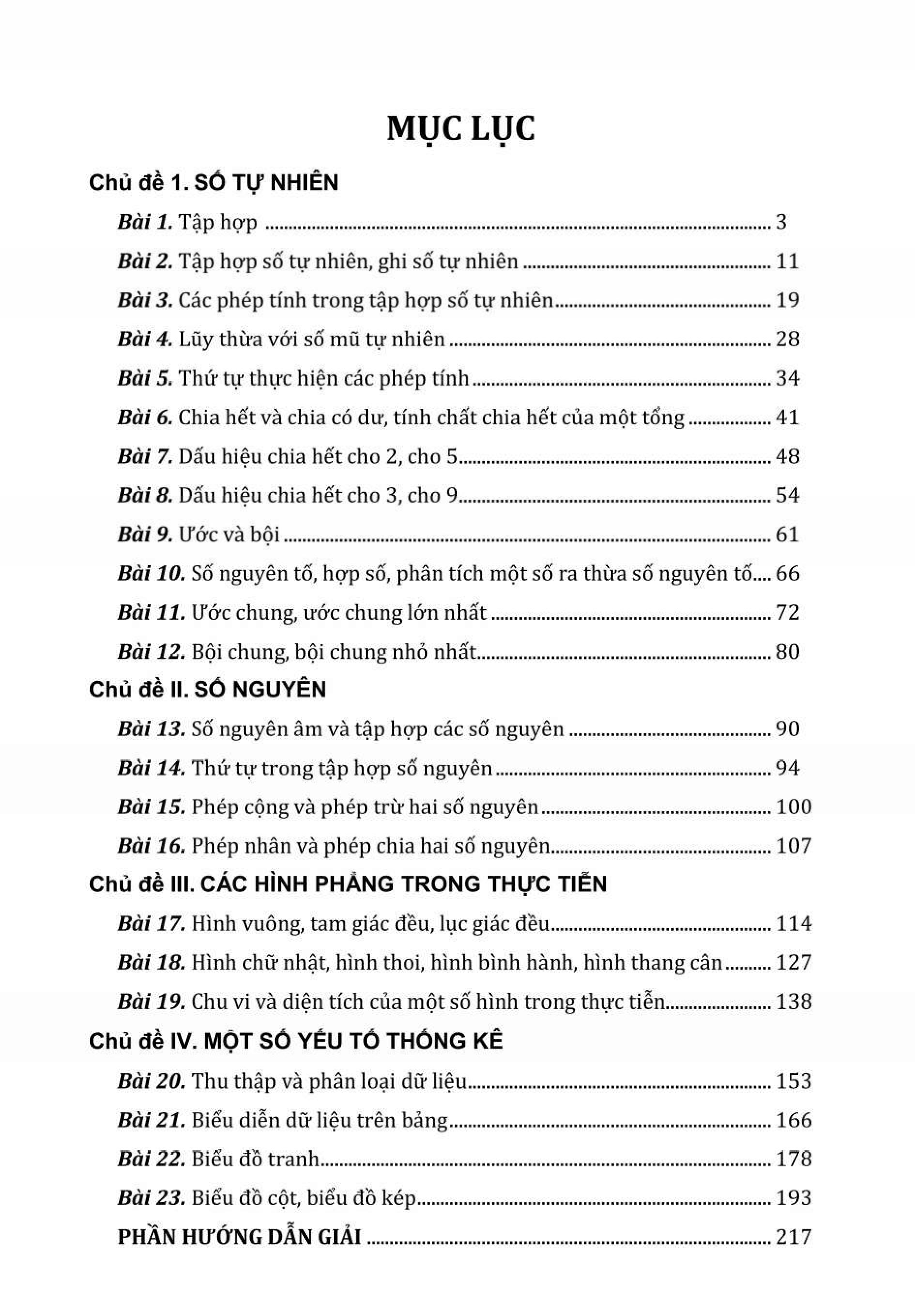 Bộ Bồi Dưỡng Năng Lực Toán 6 - Tập 1 - Ảnh 2