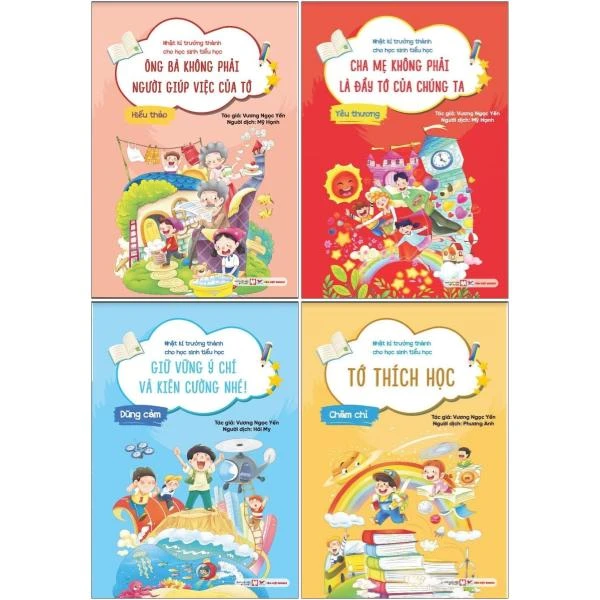 Bo
						
										
										Boxset Nhat Ky Truong Thanh Cho Hoc Sinh Tieu Hoc - Phan 1 (Bo 4 Cuon)