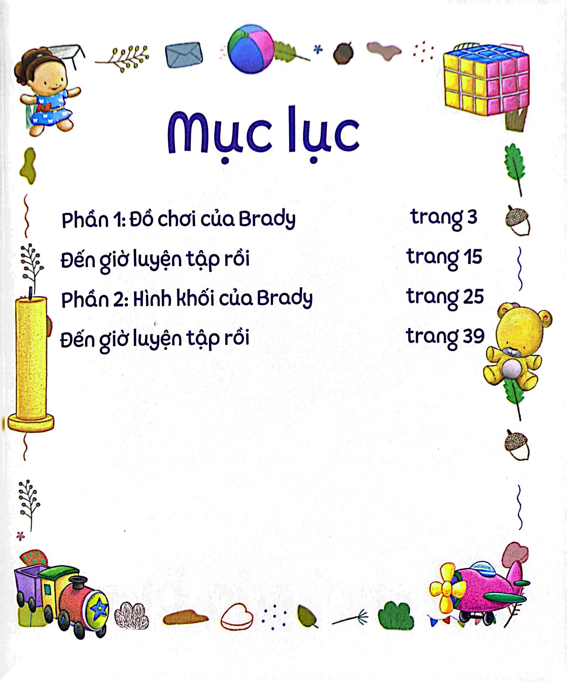 bộ brady siêu đỉnh - 365 ngày phát triển trí tuệ - level 1 - đồ chơi và hình khối - Ảnh 3
