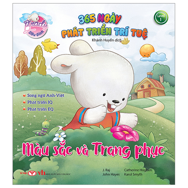 bộ brady siêu đỉnh - 365 ngày phát triển trí tuệ - level 1 - màu sắc và trang phục