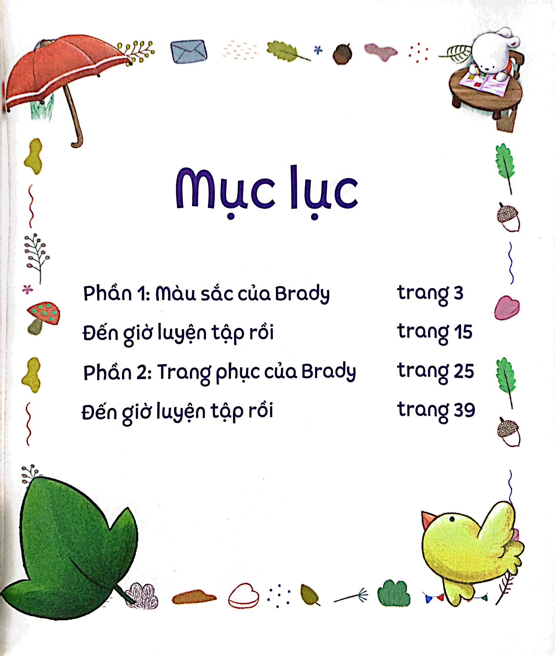 bộ brady siêu đỉnh - 365 ngày phát triển trí tuệ - level 1 - màu sắc và trang phục - Ảnh 3