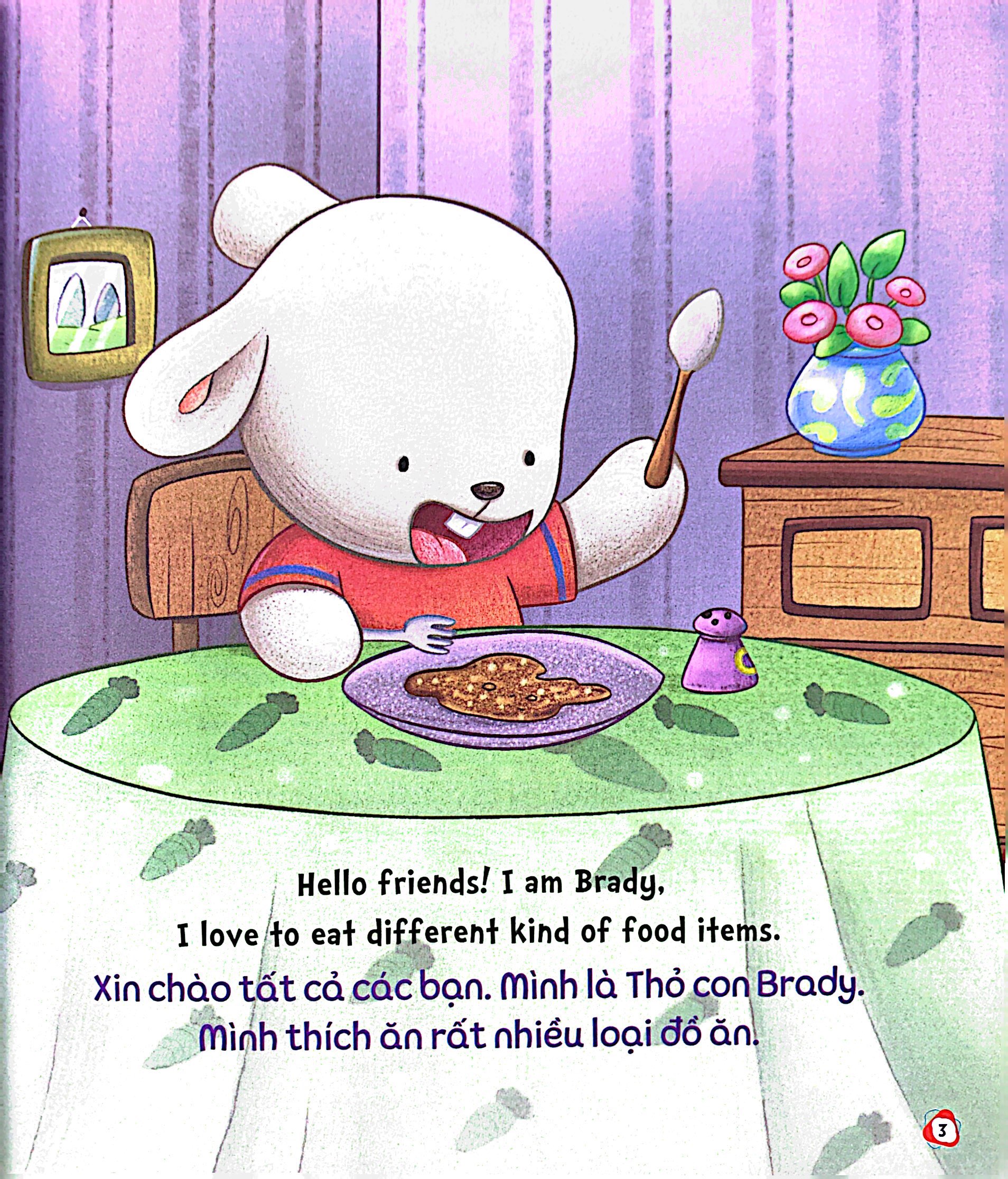 bộ brady siêu đỉnh - 365 ngày phát triển trí tuệ - level 1 - thức ăn và thói quen tốt - Ảnh 5