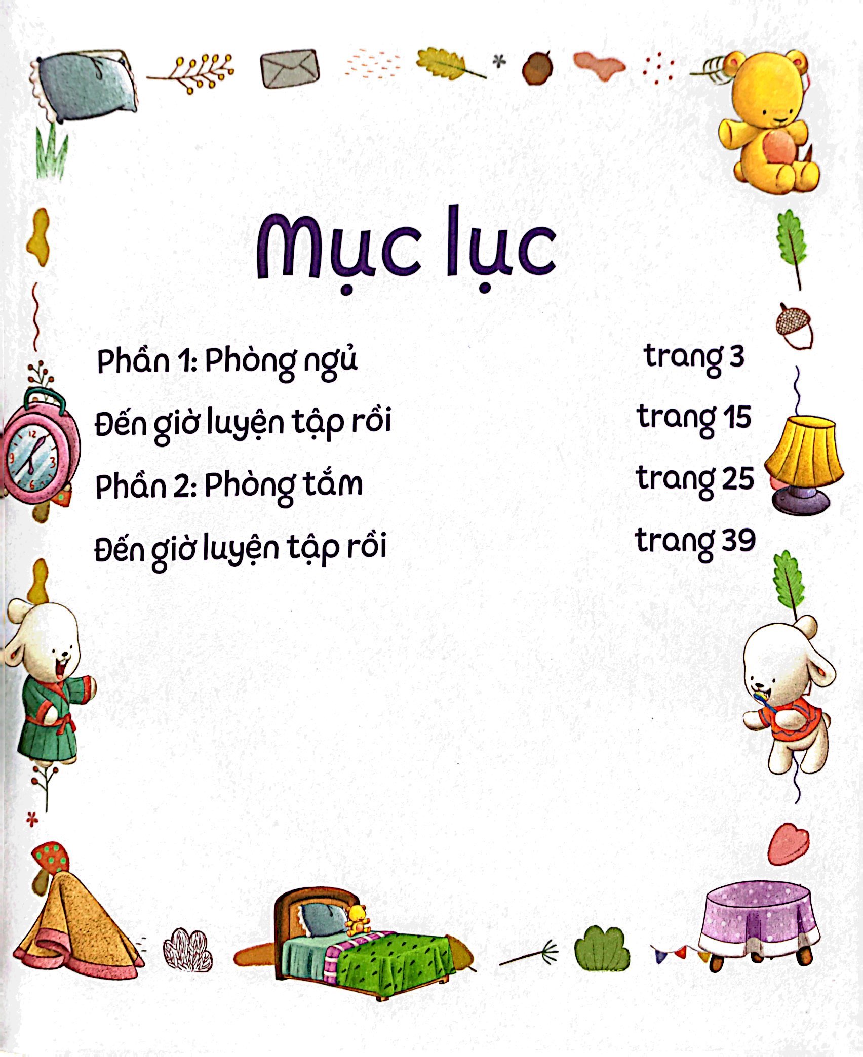 bộ brady siêu đỉnh - 365 ngày phát triển trí tuệ - level 2 - phòng ngủ và phòng tắm - Ảnh 3