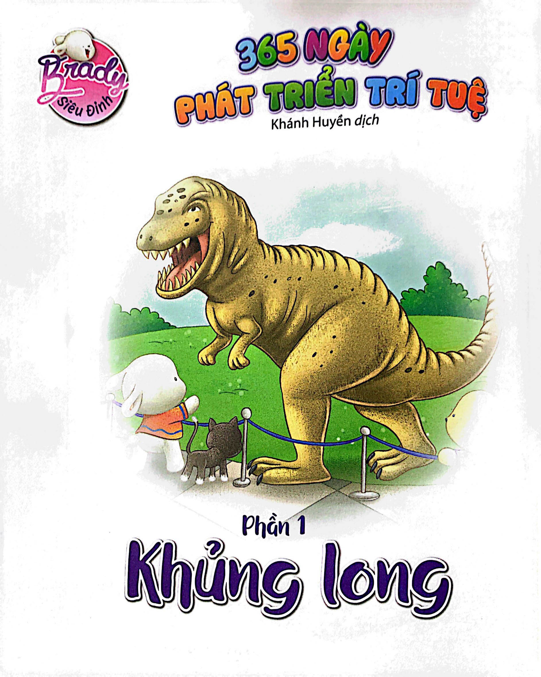 bộ brady siêu đỉnh - 365 ngày phát triển trí tuệ - level 3 - khủng long và động vật quanh em - Ảnh 4