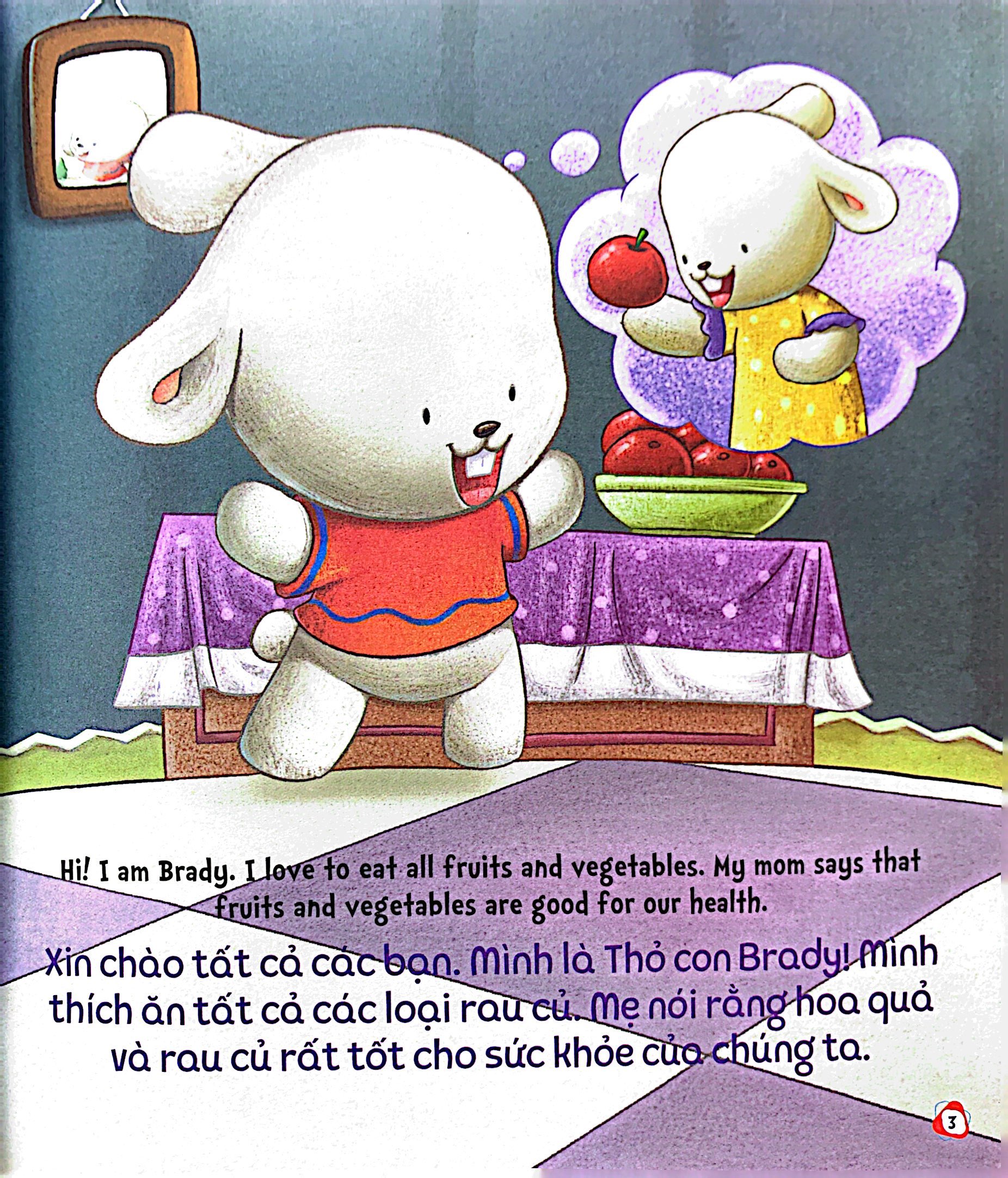 bộ brady siêu đỉnh - 365 ngày phát triển trí tuệ - level 3 - rau quả và địa điểm thân quen - Ảnh 5