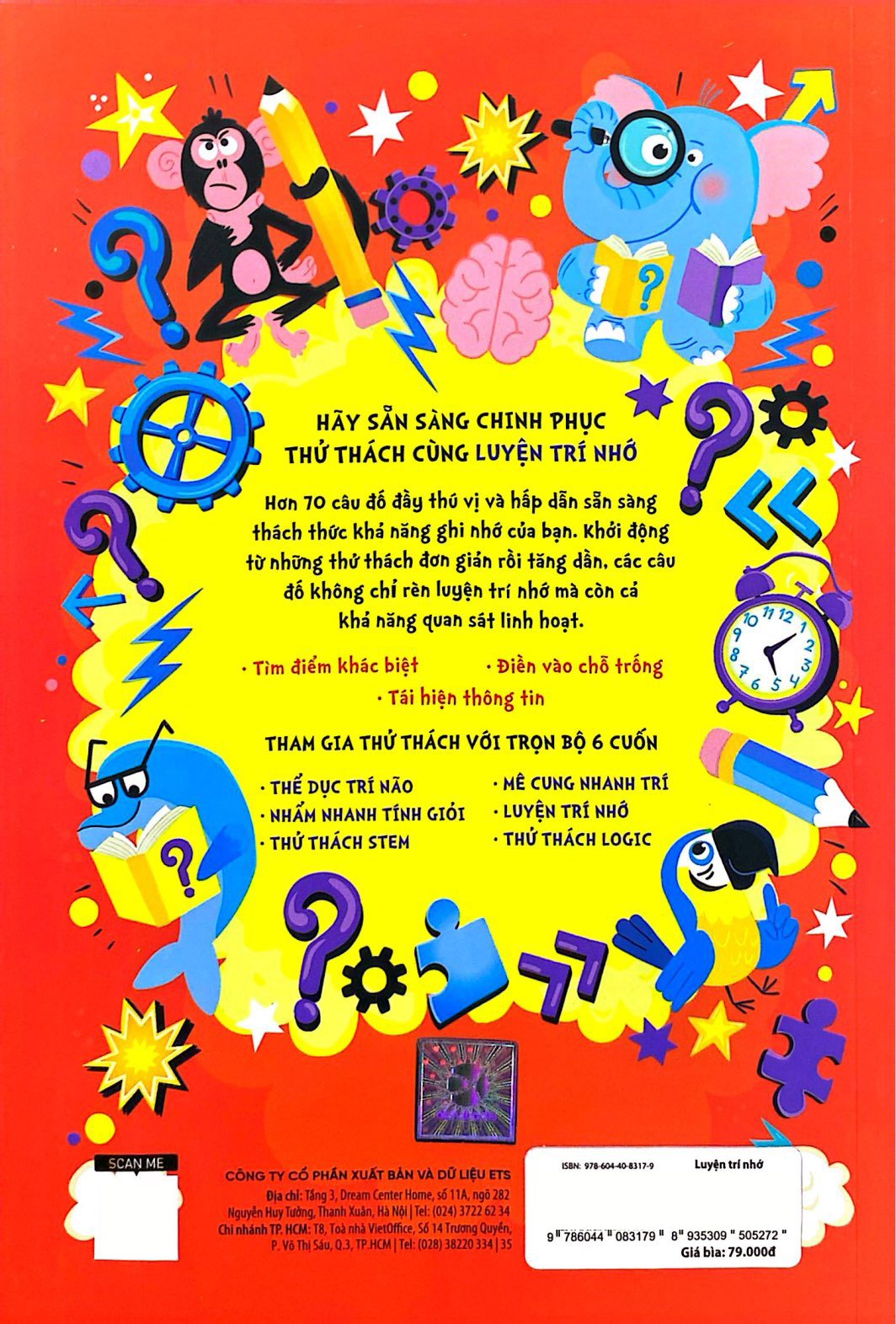 Bộ Brain Games - Luyện Trí Nhớ - 70+ Câu Đố Để Trẻ Nhớ Lâu, Học Sâu - Ảnh 8