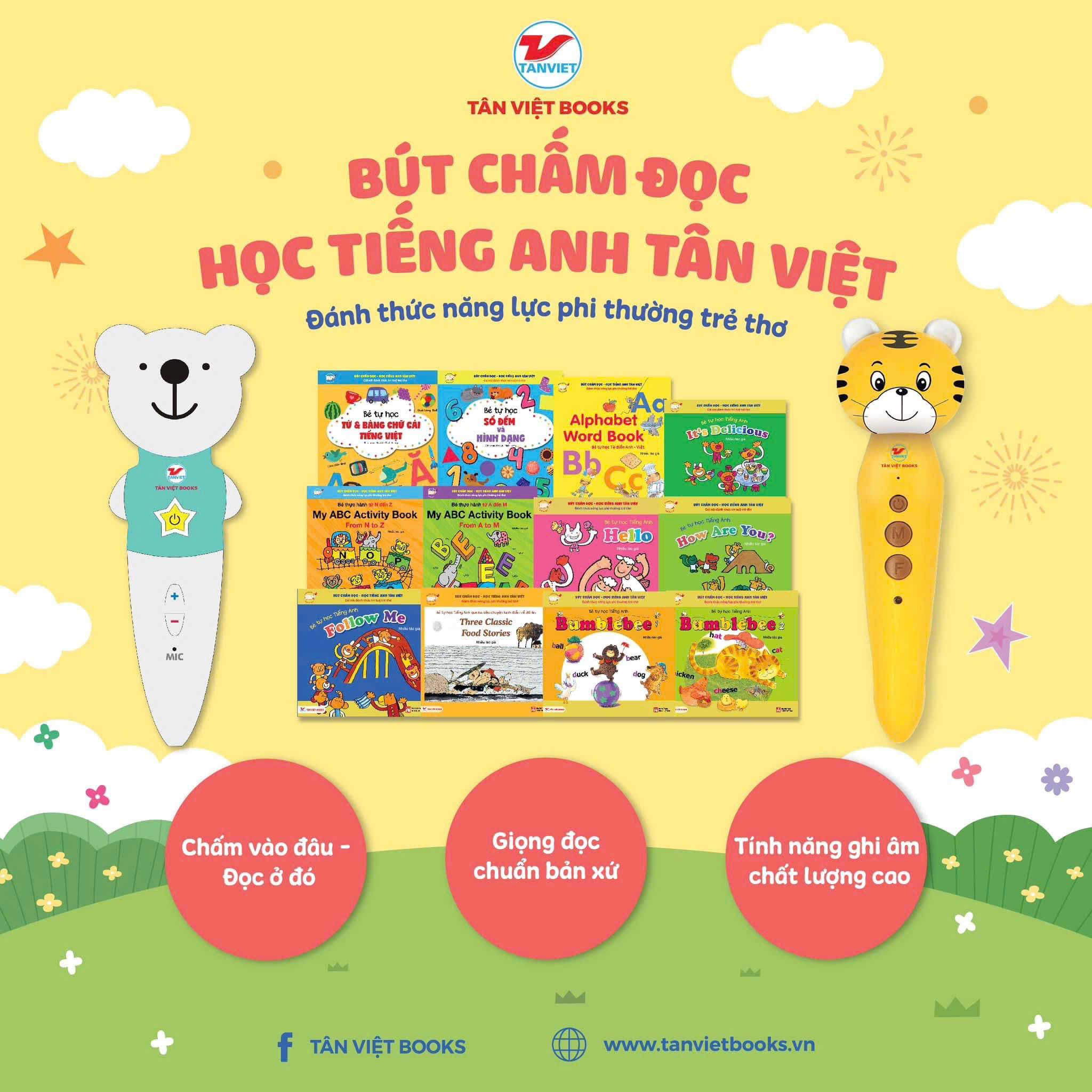 Bộ Bút Chấm Đọc-Học Tiếng Anh - Đánh Thức Năng Lực Phi Thường Từ Trẻ Thơ - Bút Hình Hổ (Dành Cho Trẻ Từ 0 Đến 10 Tuổi) - Ảnh 18