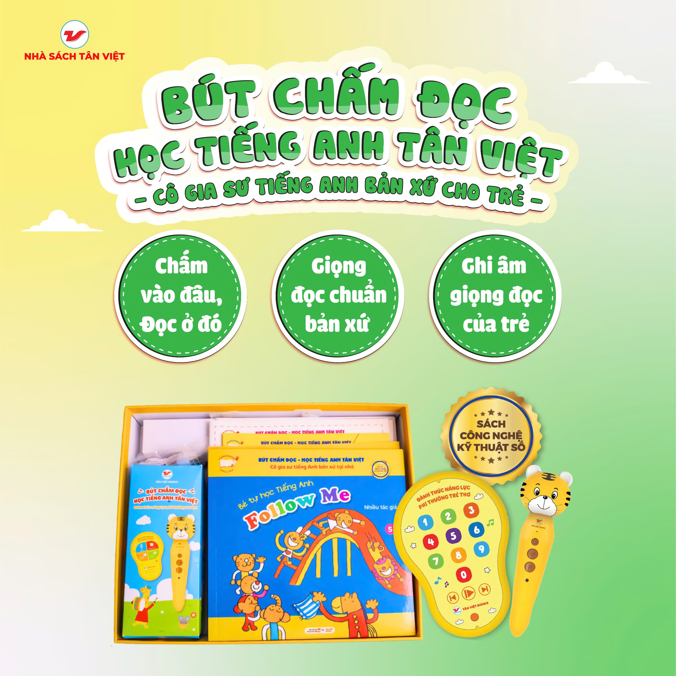 Bộ Bút Chấm Đọc-Học Tiếng Anh Tân Việt - Cô Gia Sư Tiếng Anh Bản Xứ Tại Nhà - Phiên Bản 6 Sách (Dành Cho Trẻ Từ 0 Đến 6 Tuổi) - Ảnh 10