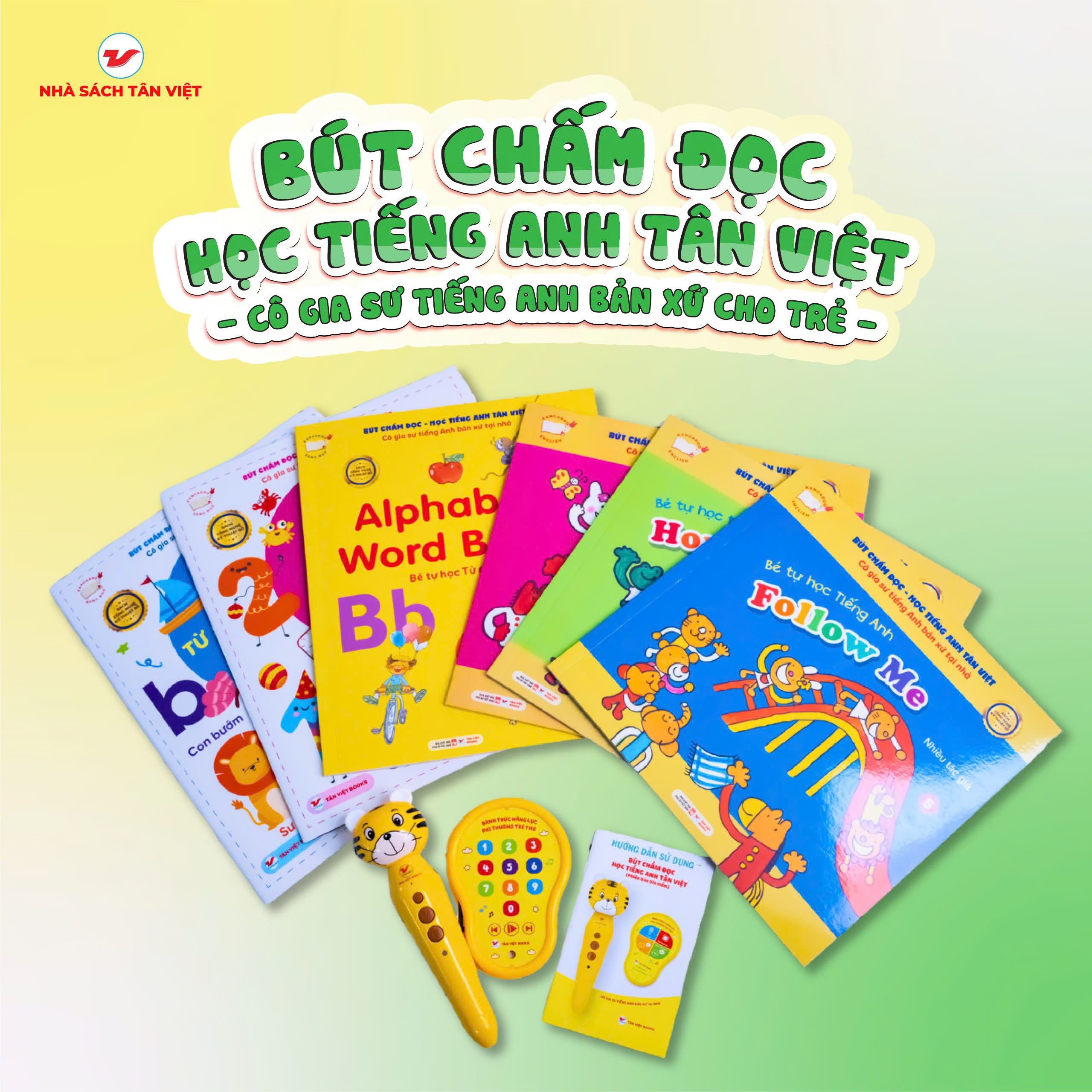 Bộ Bút Chấm Đọc-Học Tiếng Anh Tân Việt - Cô Gia Sư Tiếng Anh Bản Xứ Tại Nhà - Phiên Bản 6 Sách (Dành Cho Trẻ Từ 0 Đến 6 Tuổi) - Tặng Kèm Sách Playtime In English - Level 3 - Happy Snowman - Người Tuyết Hạnh Phúc - Ảnh 10