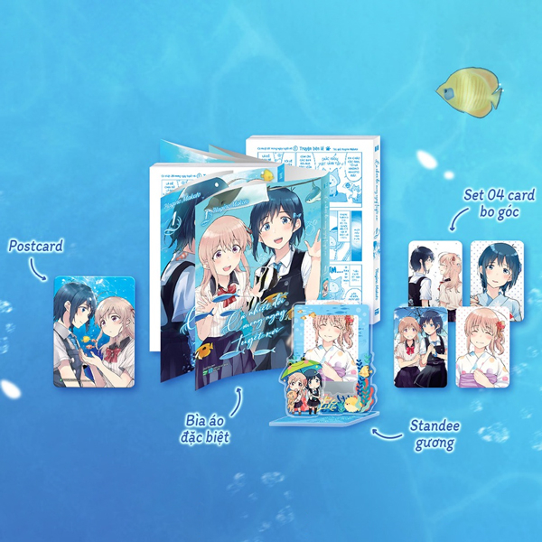 Bộ Cá Nhiệt Đới Mong Ngày Tuyết Rơi - Tập 1 - Bản Sưu Tầm - Tặng Kèm Bìa Áo Đặc Biệt + Card Giấy + Set 4 Card Bo Góc + Standee Gương
