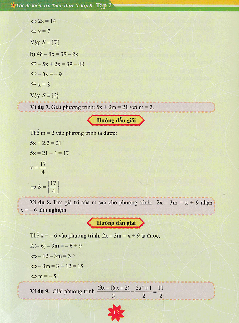 bộ các đề kiểm tra toán thực tế lớp 8 - tập 2 - Ảnh 10