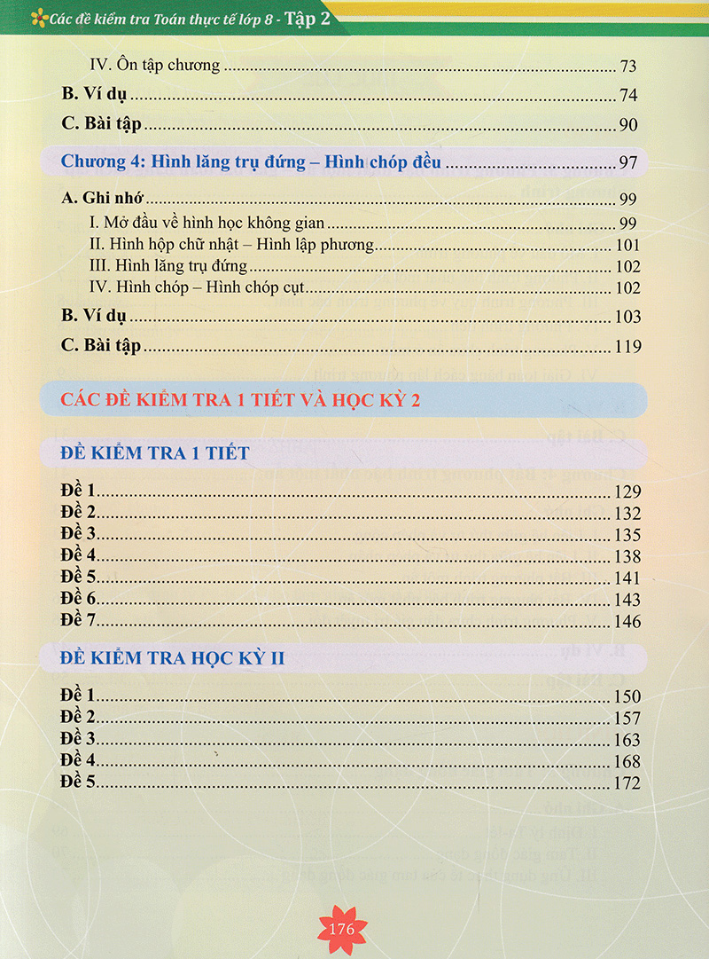 bộ các đề kiểm tra toán thực tế lớp 8 - tập 2 - Ảnh 20