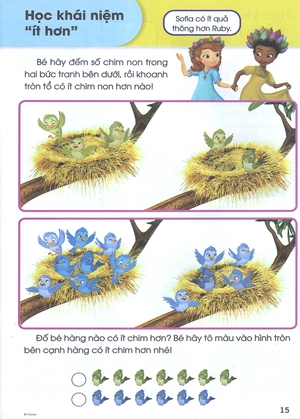 bộ các kĩ năng học tập của disney - cùng học kĩ năng toán học - tập 1 - Ảnh 14
