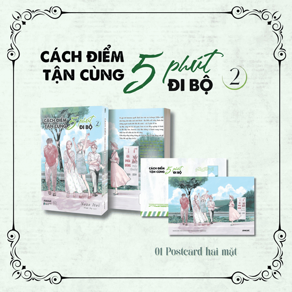 Bộ Cách Điểm Tận Cùng 5 Phút Đi Bộ - Tập 2 - Tặng Kèm Postcard Hai Mặt