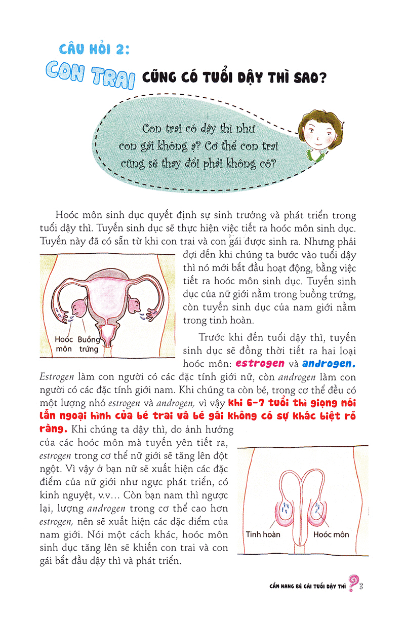 bộ cẩm nang bé gái tuổi dậy thì - quyển 1 - 160 câu hỏi-đáp về sinh lí bạn gái tuổi dậy thì (tái bản 2019) - Ảnh 4