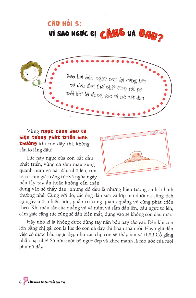 bộ cẩm nang bé gái tuổi dậy thì - quyển 1 - 160 câu hỏi-đáp về sinh lí bạn gái tuổi dậy thì (tái bản 2019) - Ảnh 7