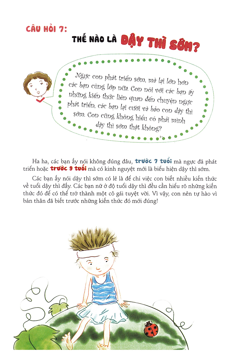 bộ cẩm nang bé gái tuổi dậy thì - quyển 1 - 160 câu hỏi-đáp về sinh lí bạn gái tuổi dậy thì (tái bản 2019) - Ảnh 9