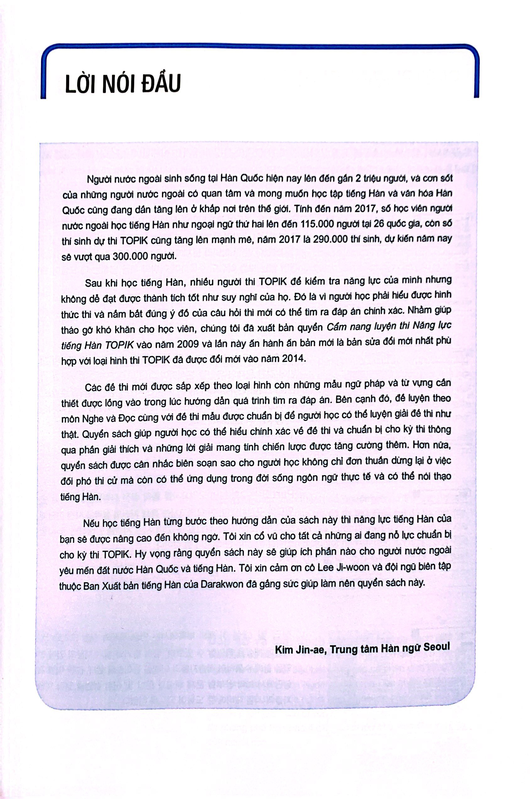 bộ cẩm nang luyện thi năng lực tiếng hàn topik i basic - kèm cd - Ảnh 4
