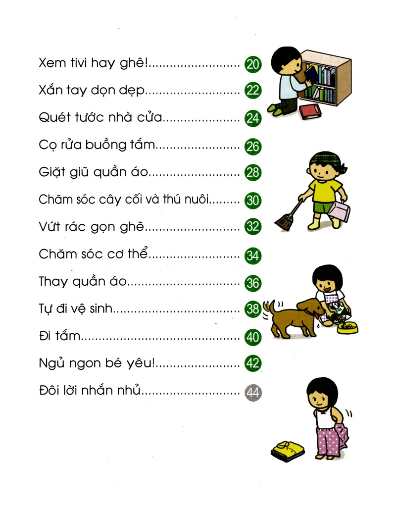 bộ cẩm nang sinh hoạt bằng tranh cho bé tập 1 - kĩ năng sinh hoạt thường ngày (tái bản 2019) - Ảnh 4