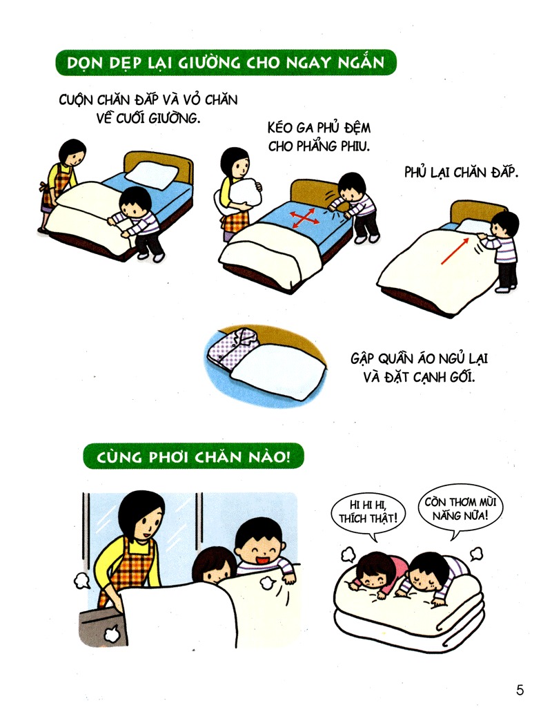 bộ cẩm nang sinh hoạt bằng tranh cho bé tập 1 - kĩ năng sinh hoạt thường ngày (tái bản 2019) - Ảnh 6